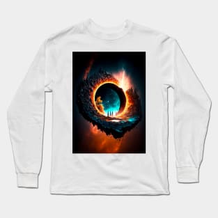 Cosmic Chaos: Magical Landscapes Long Sleeve T-Shirt